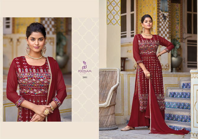 Khwaab By Poonam 2001-2006 Georgette Suits Catalog